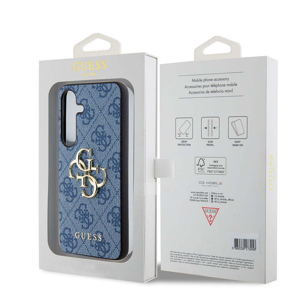 Futrola za Samsung Galaxy S24+ S926, Guess, 4G Big Logo, Plava