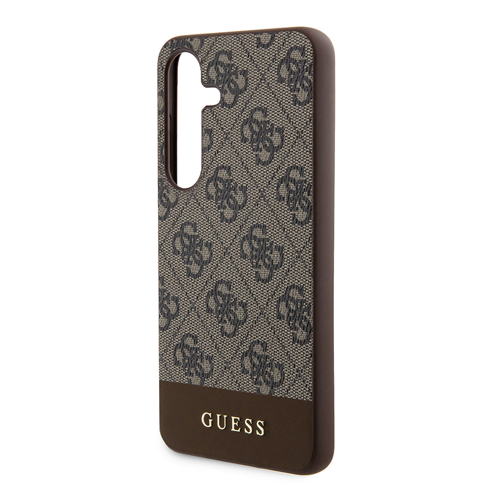 Futrola za Samsung Galaxy S24+ S926, Guess, 4G Stripe, Braon
