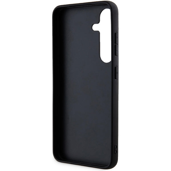 Futrola za Samsung Galaxy S24+ S926, Karl Lagerfeld, Glitter Ikonik Karl Logo, Crna