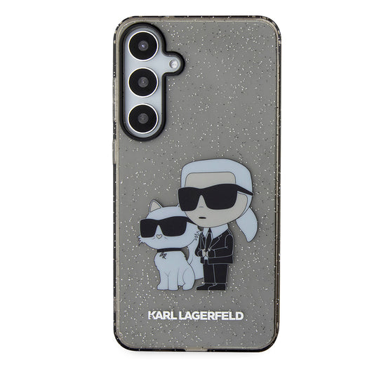 Futrola za Samsung Galaxy S24+ S926, Karl Lagerfeld, Glitter Karl & Choupette, Plava