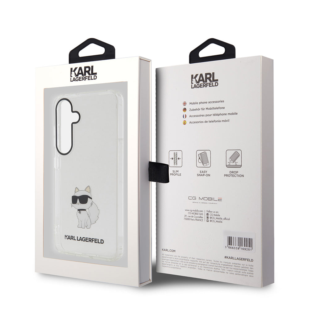 Futrola za Samsung Galaxy S24+ S926, Karl Lagerfeld, IML Luxury Choupette, Providna