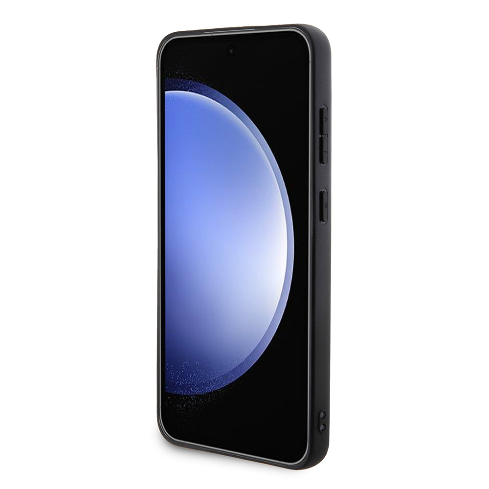 Futrola za Samsung Galaxy S24+ S926, Karl Lagerfeld, Saffiano Karl & Choupette Metal, Crna