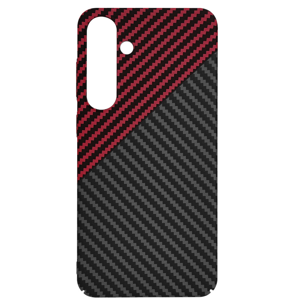 Futrola za Samsung Galaxy S24+ S926, Techsuit, Carbonite FiberShell, Crno Crvena