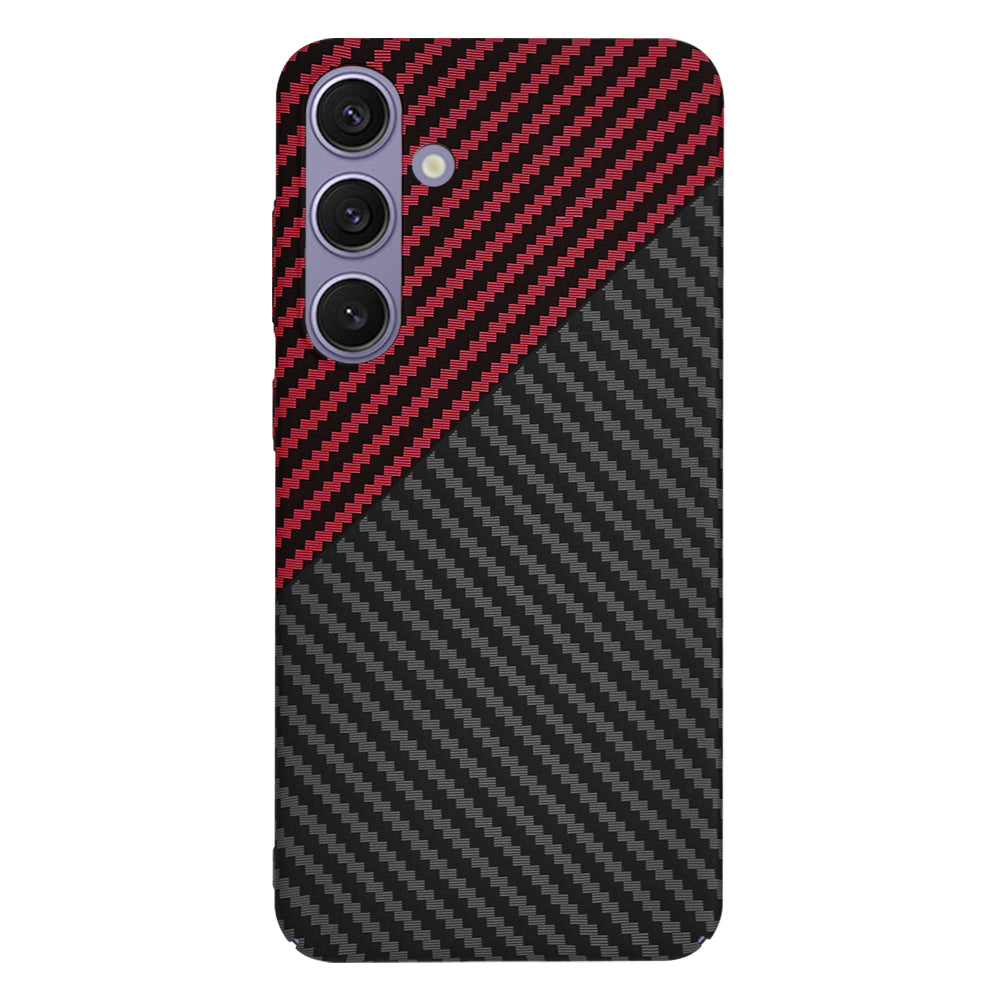 Futrola za Samsung Galaxy S24+ S926, Techsuit, Carbonite FiberShell, Crno Crvena