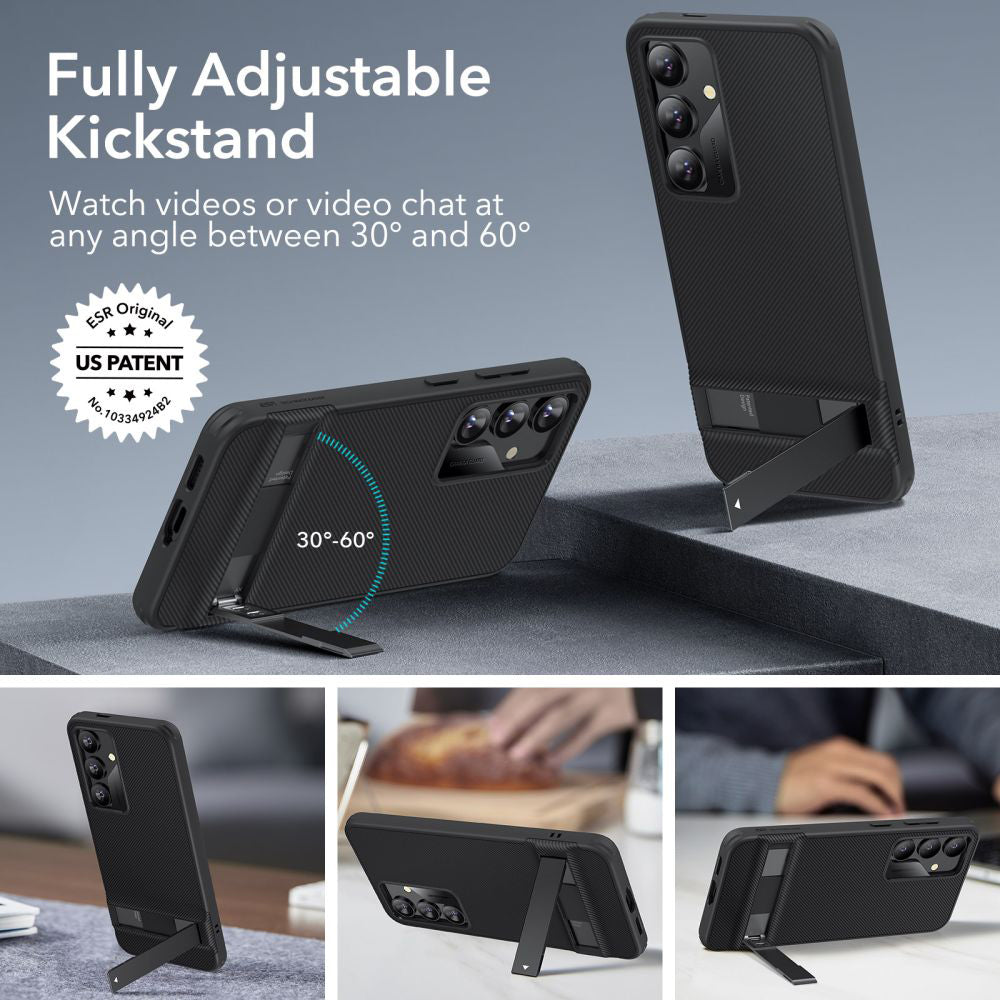 Futrola za Samsung Galaxy S24 S921, ESR, Air Shield Boost Kickstand, Crna