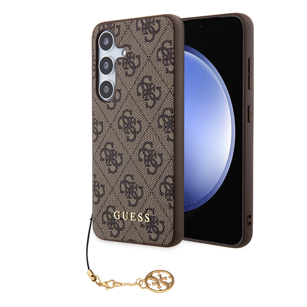 Futrola za Samsung Galaxy S24 S921, Guess, 4G Charm, Braon