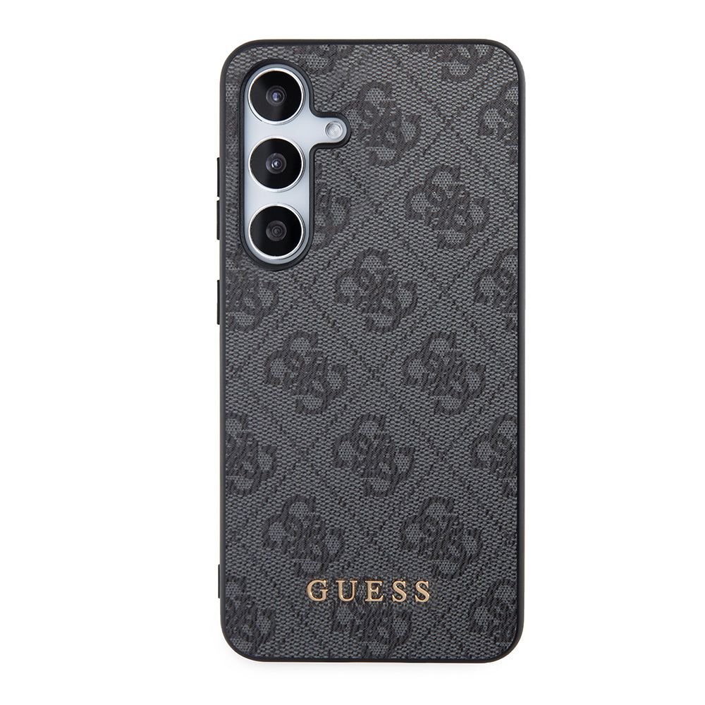 Futrola za Samsung Galaxy S24 S921, Guess, 4G Metal Gold Logo, Crna