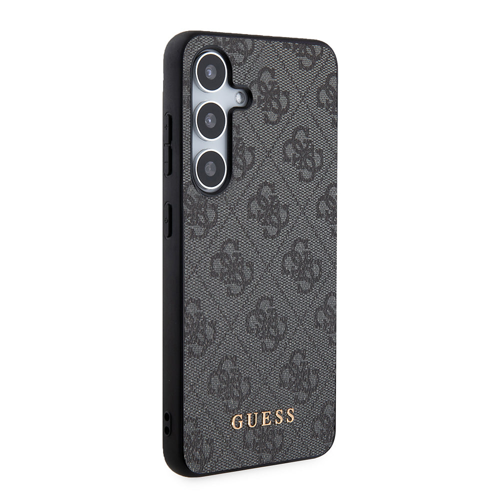 Futrola za Samsung Galaxy S24 S921, Guess, 4G Metal Gold Logo, Crna