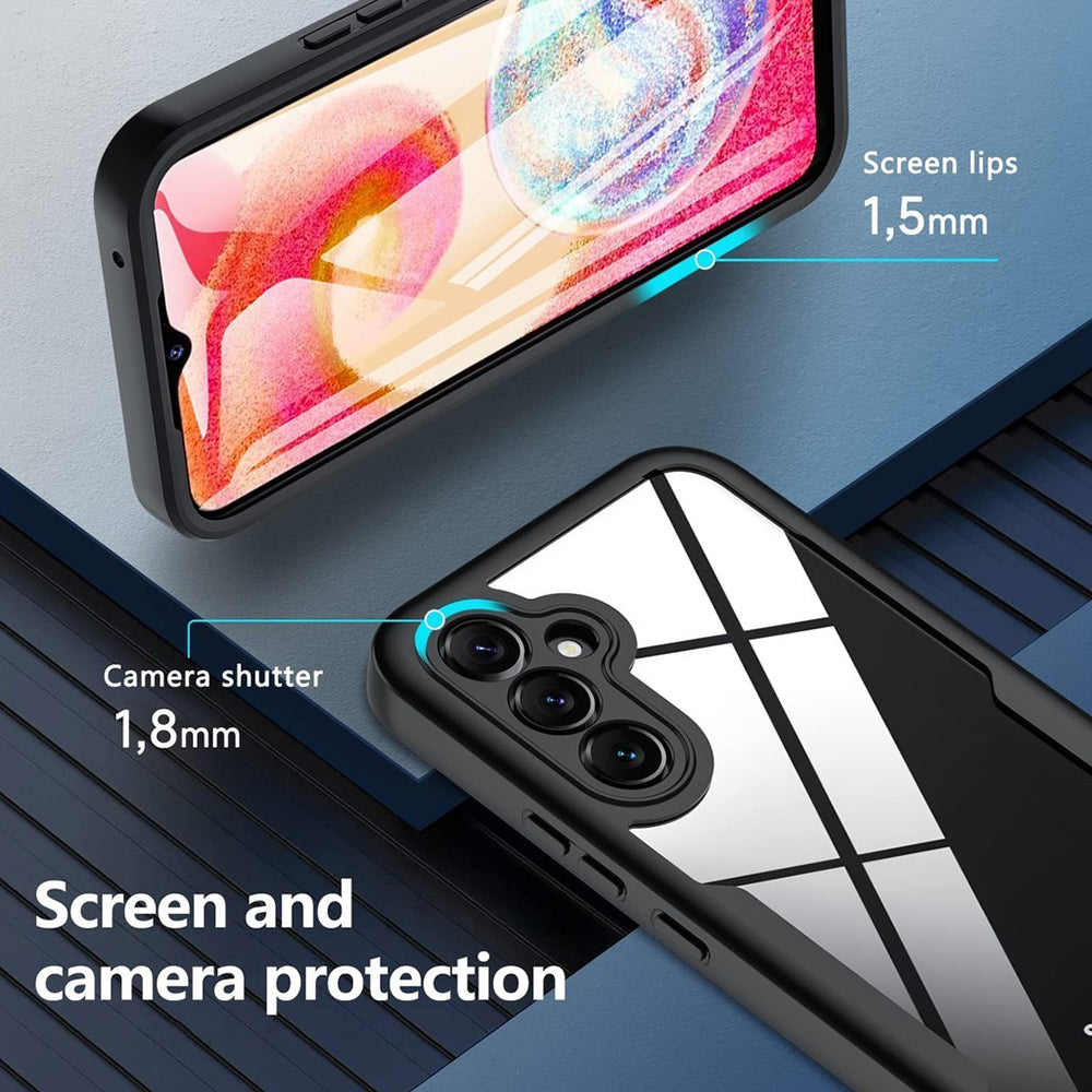 Futrola za Samsung Galaxy S24 S921, Techsuit, ColorVerse 360, Crna