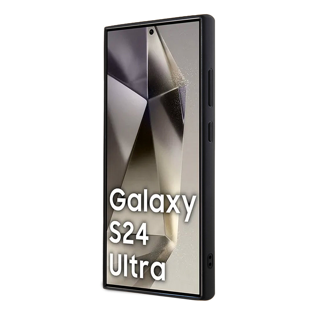 Futrola za Samsung Galaxy S24 Ultra S928, Karl Lagerfeld, Rhinestone Metal Plate, Crna