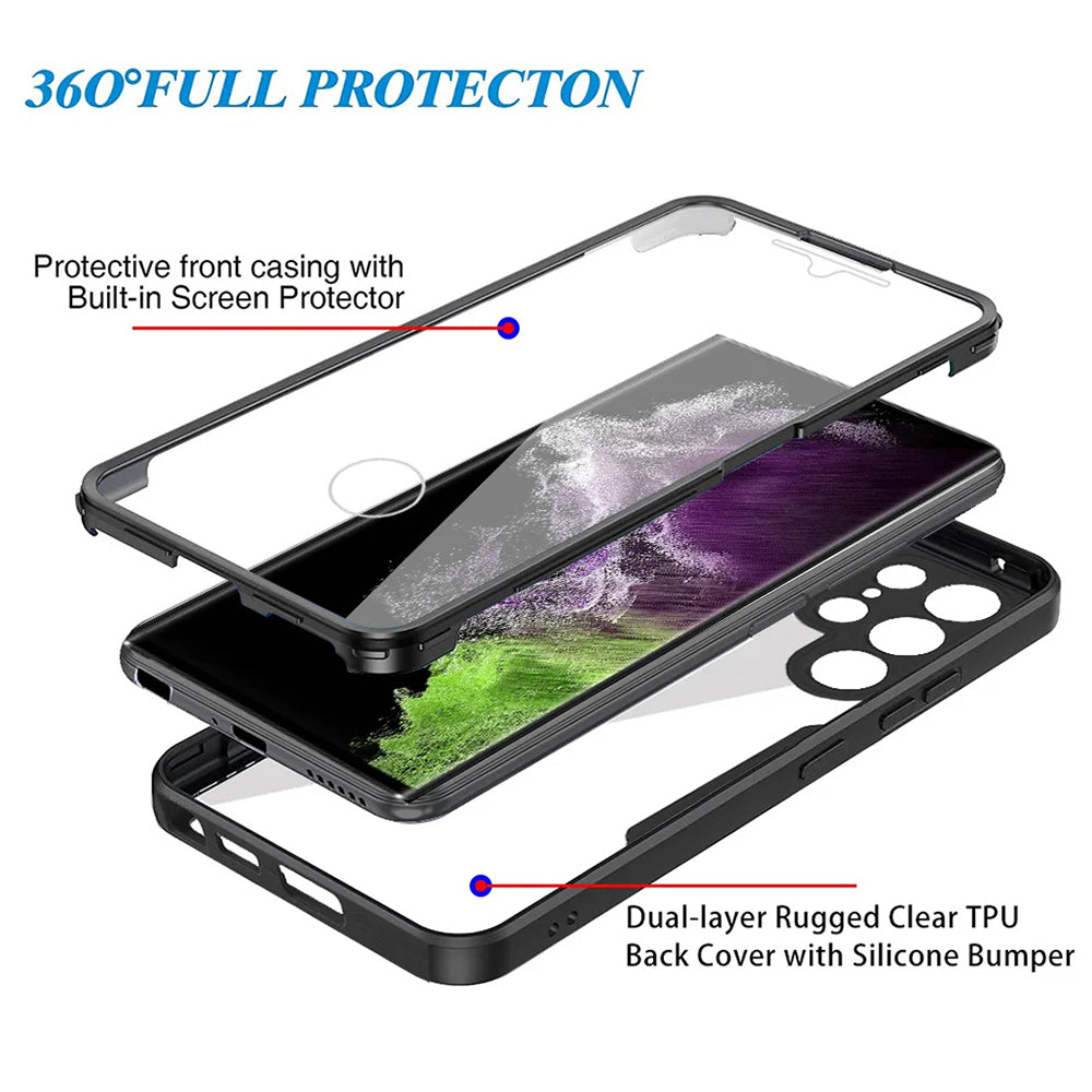 Futrola za Samsung Galaxy S24 Ultra S928, Techsuit, ColorVerse 360, Crna