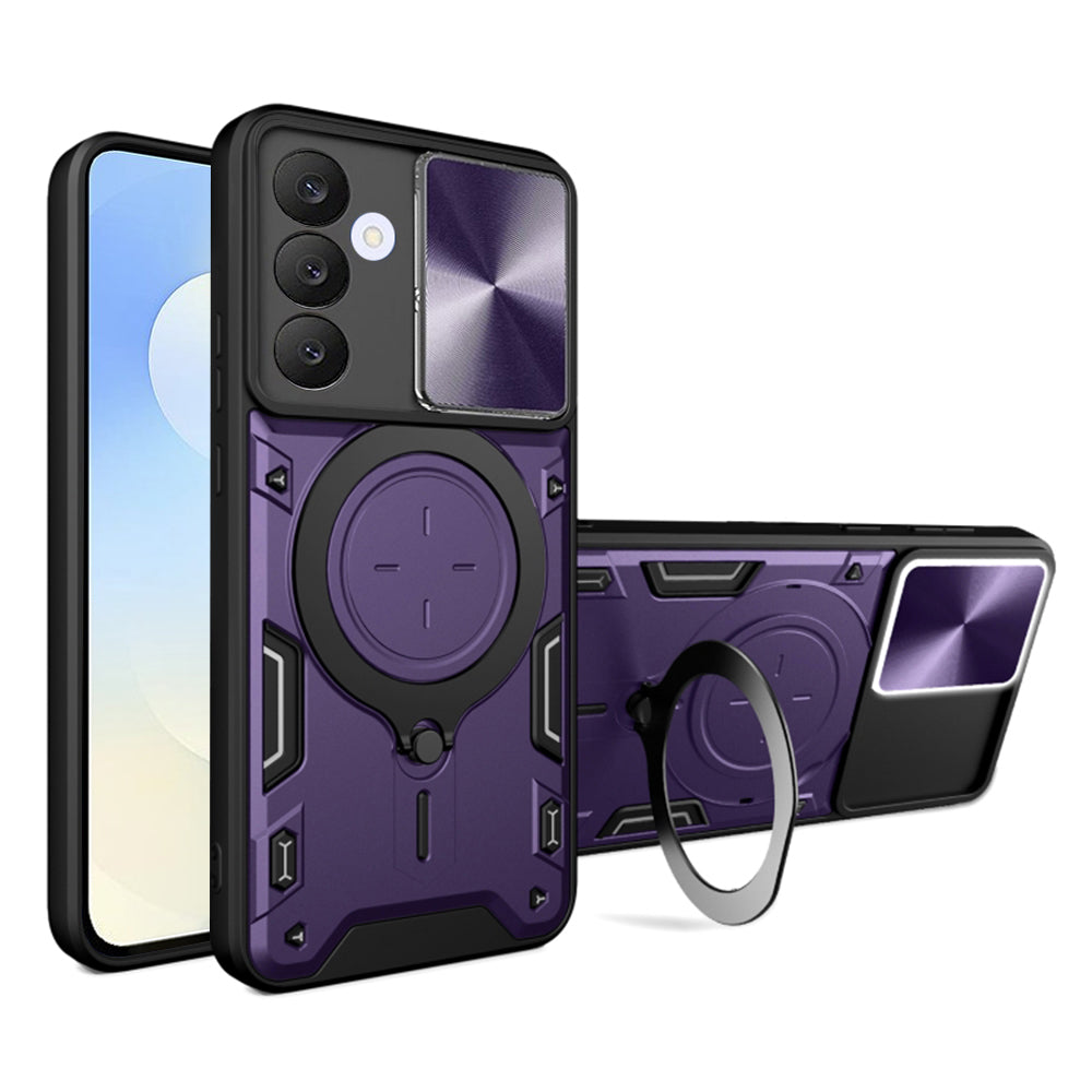 Futrola za Samsung Galaxy S25 FE, Techsuit, CamGuard Pro, Ljubičasta