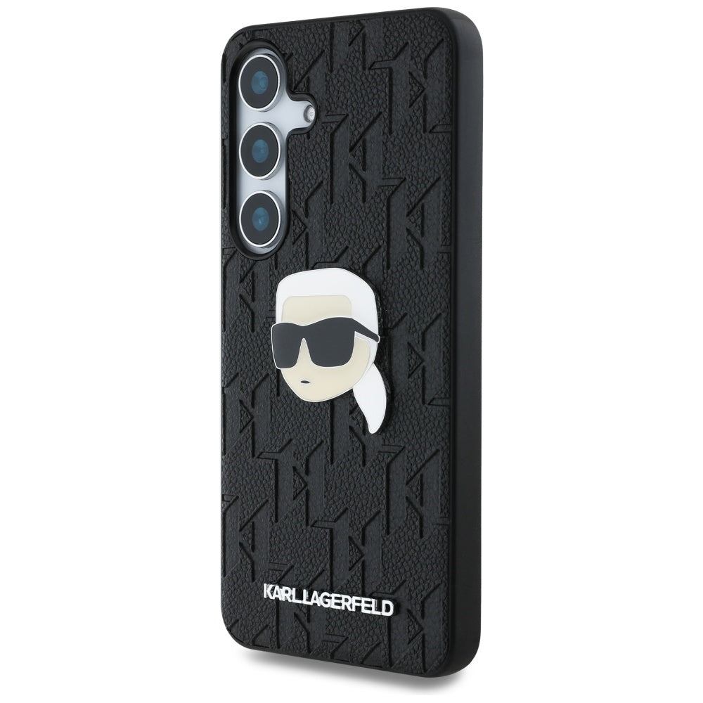 Futrola za Samsung Galaxy S25+ S936, Karl Lagerfeld, Monogram Karl's Head, Crna