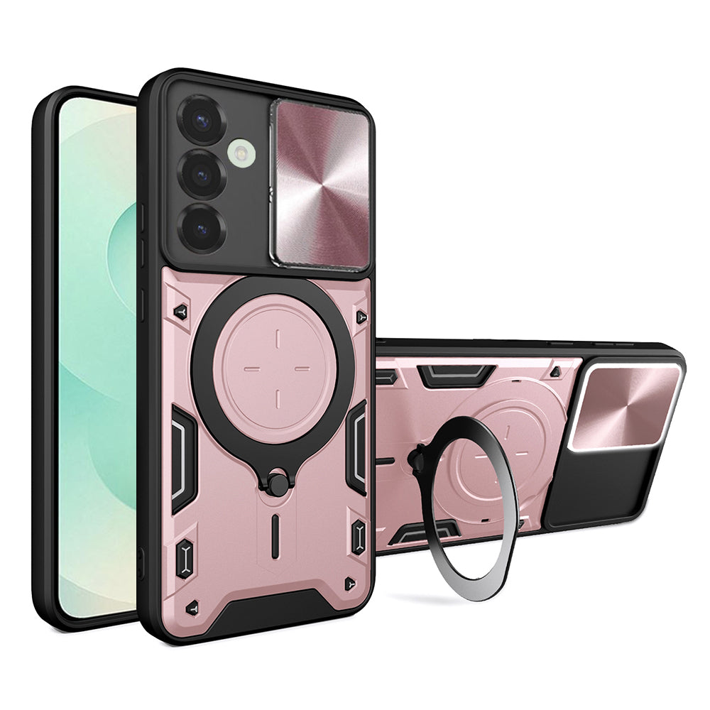 Futrola za Samsung Galaxy S25+ S936, Techsuit, CamGuard Pro, Roze Zlatna