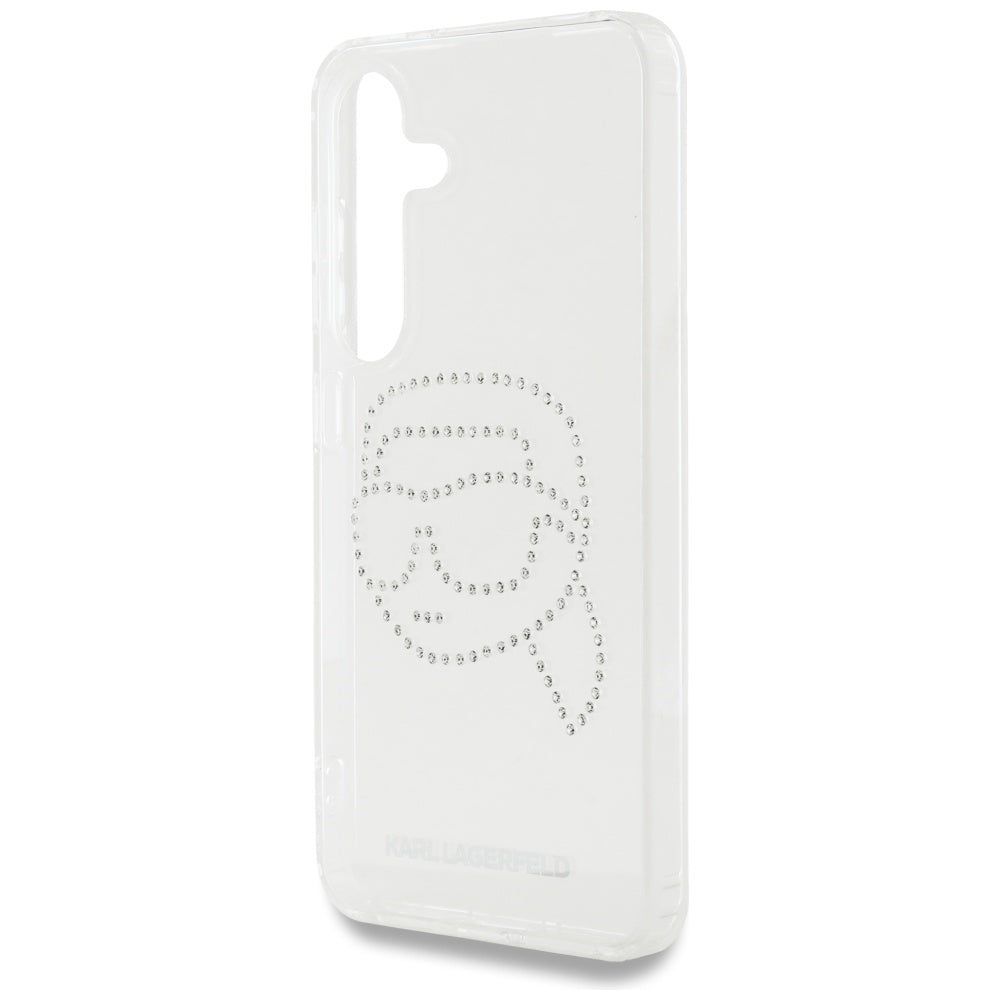 Futrola za Samsung Galaxy S25 S931, Karl Lagerfeld, IML Rhinestones Karl's Head, Providna