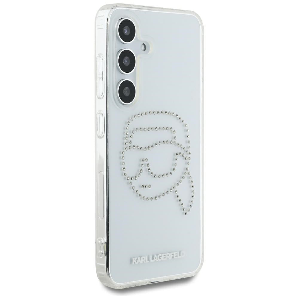 Futrola za Samsung Galaxy S25 S931, Karl Lagerfeld, IML Rhinestones Karl's Head, Providna
