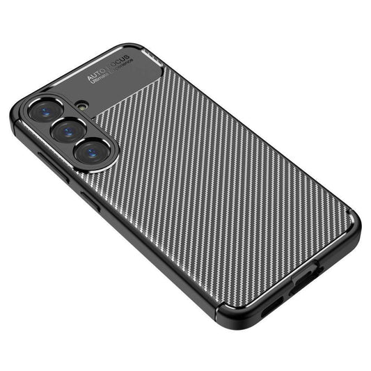 Futrola za Samsung Galaxy S25 S931, Techsuit, CarbonFiber, Crna