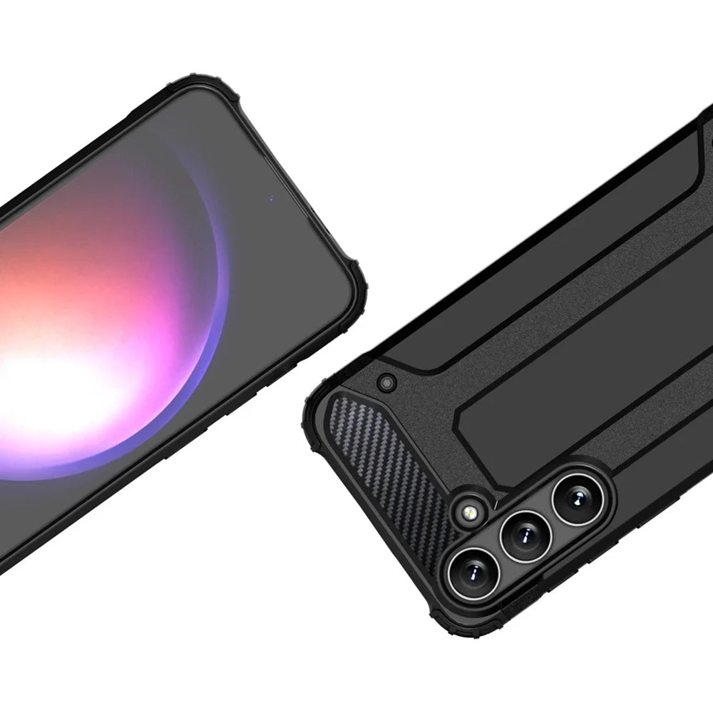 Futrola za Samsung Galaxy S25 S931, Techsuit, Hybrid Armor, Crna