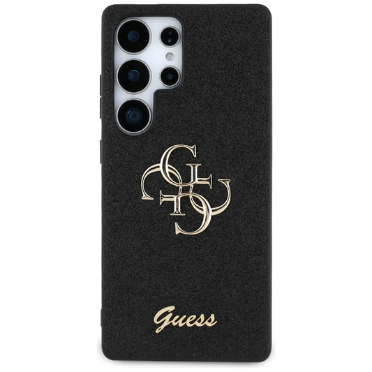 Futrola za Samsung Galaxy S25 Ultra S938, Guess, Glitter Big 4G Script, Crna