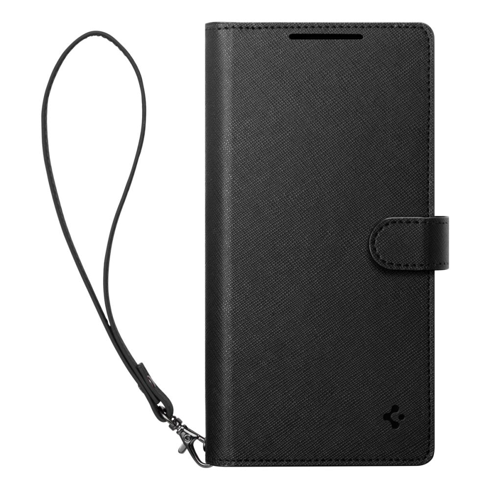 Futrola za Samsung Galaxy S25 Ultra S938, Spigen, Wallet S, Crna ACS09124