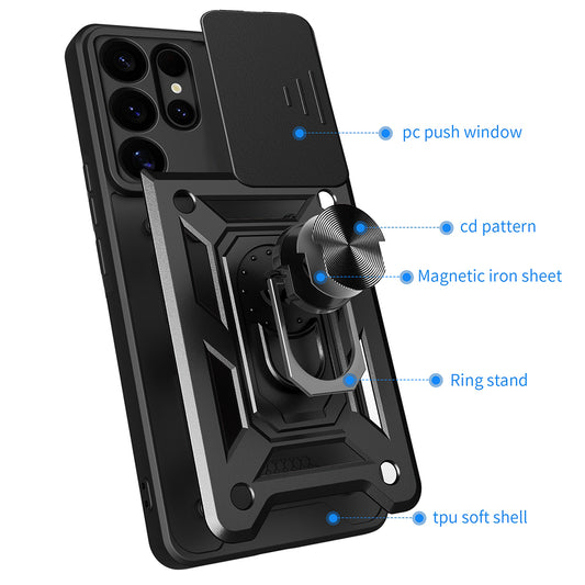 Futrola za Samsung Galaxy S25 Ultra S938, Techsuit, CamShield, Crna