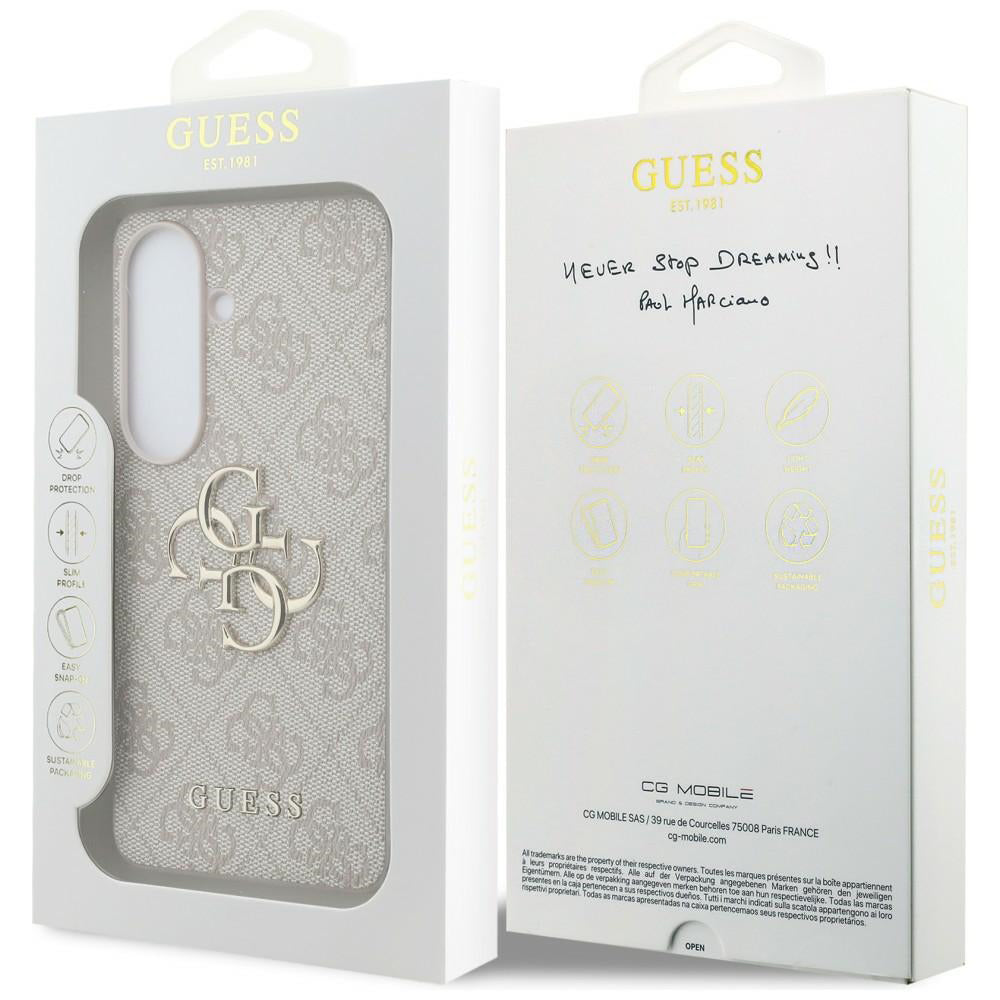 Futrola za Samsung Galaxy S26 Plus S947, Guess, 4G Big Logo, Roze