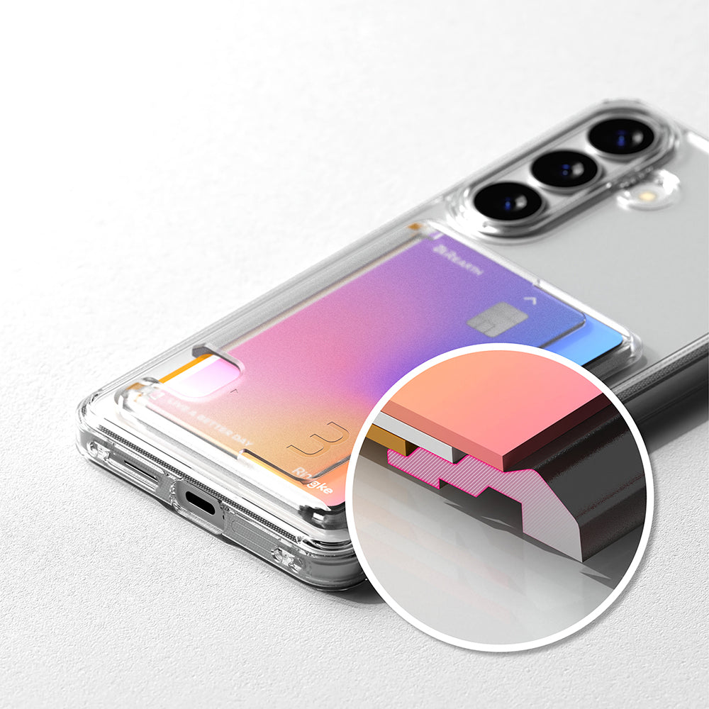 Futrola za Samsung Galaxy S26 Plus S947, Ringke, Fusion Card, Transparentna