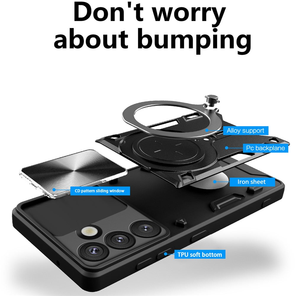 Futrola za Samsung Galaxy S26 Plus S947, Techsuit, CamGuard Pro, Crna