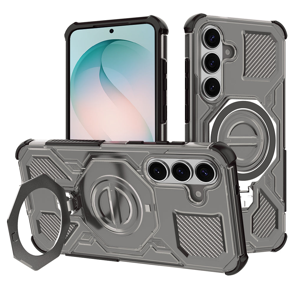 Futrola za Samsung Galaxy S26 Plus S947, Techsuit, Carbon Shield Pro, Dimljena