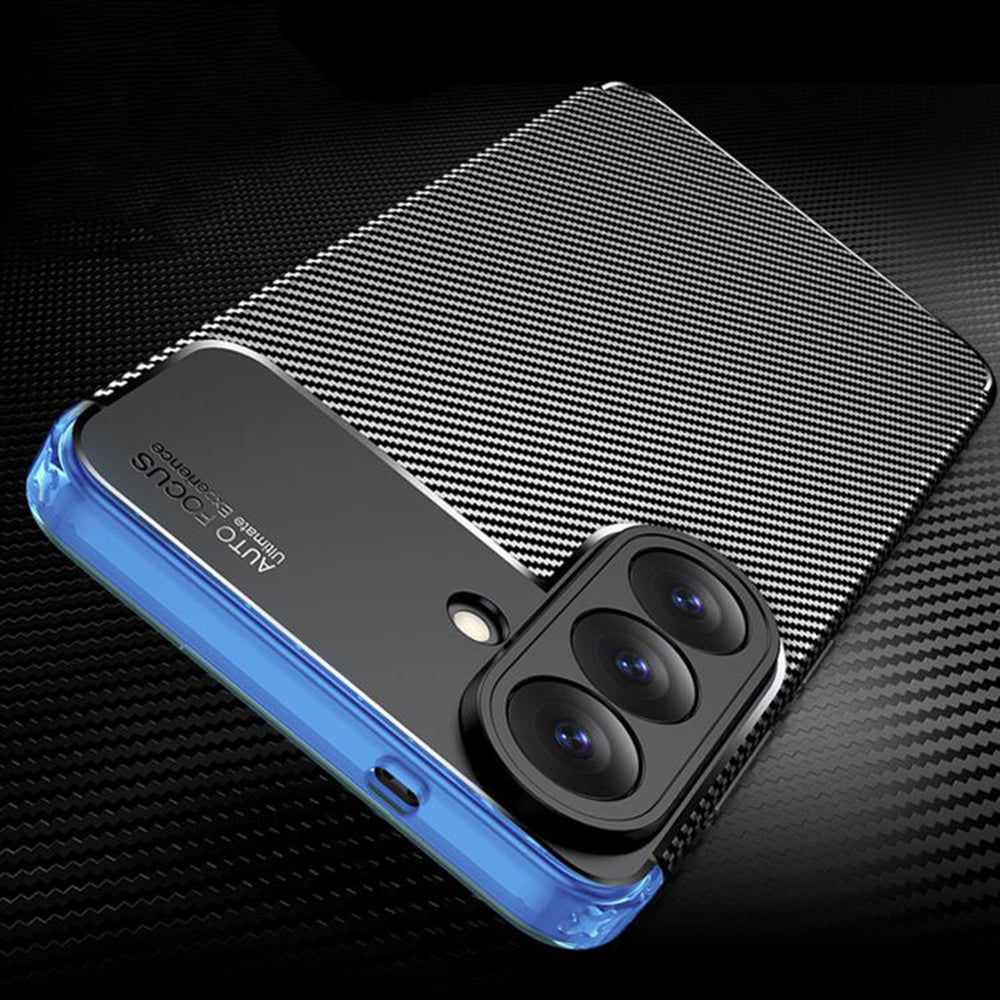 Futrola za Samsung Galaxy S26 Plus S947, Techsuit, CarbonFiber, Crna