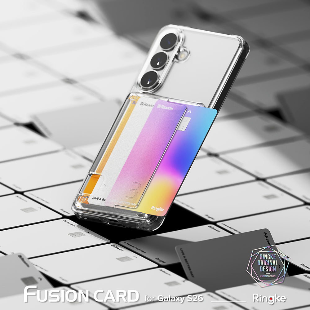 Futrola za Samsung Galaxy S26 S942, Ringke, Fusion Card, Providna