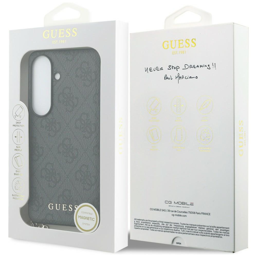 Futrola za Samsung Galaxy S26 S942, Guess, 4G Classic Logo Charm, Crna