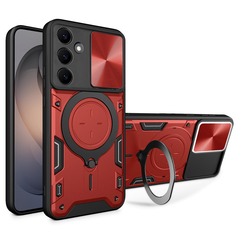 Futrola za Samsung Galaxy S26 S942, Techsuit, CamGuard Pro, Crvena