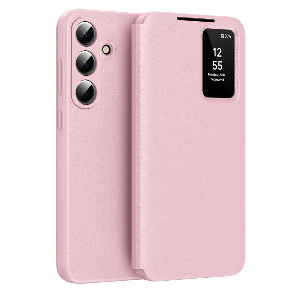 Futrola za Samsung Galaxy S26 S942, Techsuit, SmartView, Roze