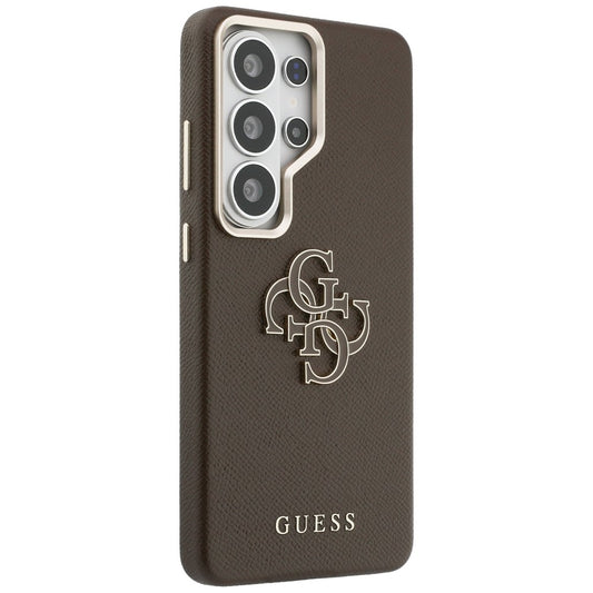 Futrola za Samsung Galaxy S26 Ultra S948, Guess, 4G Grained Big and Classic Logo, Braon