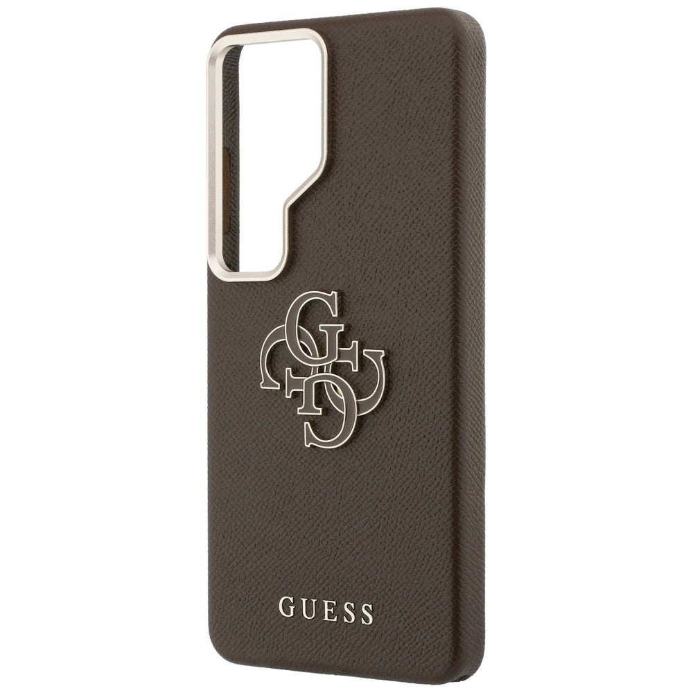 Futrola za Samsung Galaxy S26 Ultra S948, Guess, 4G Grained Big and Classic Logo, Braon