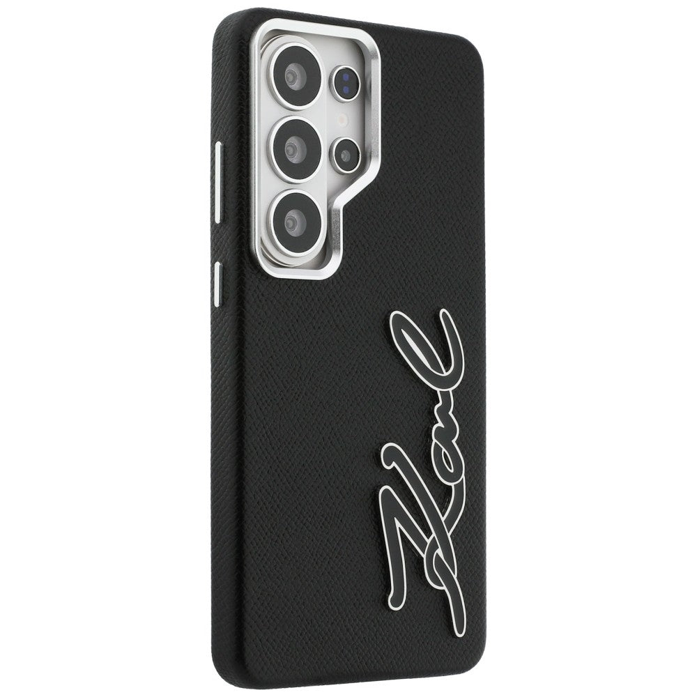 Futrola za Samsung Galaxy S26 Ultra S948, Karl Lagerfeld, Signature Resin Logo, Crna