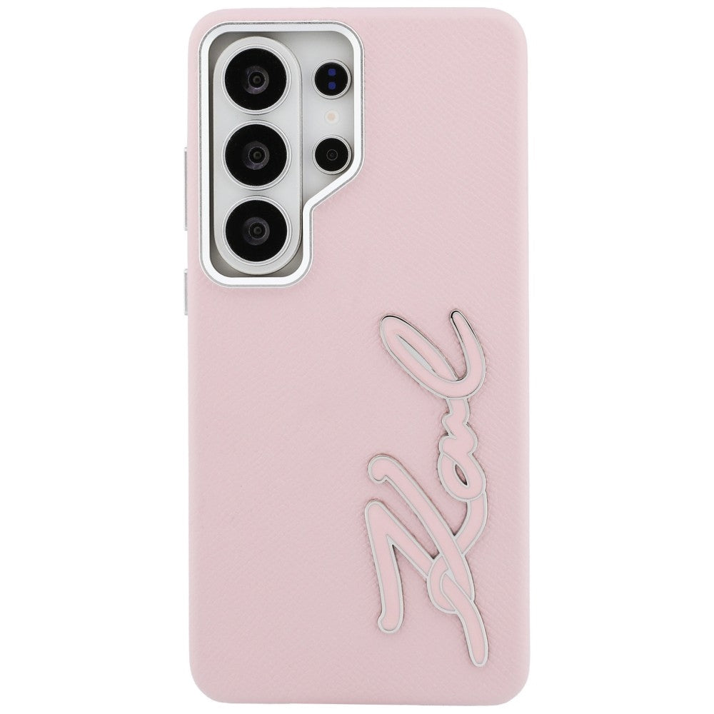 Futrola za Samsung Galaxy S26 Ultra S948, Karl Lagerfeld, Signature Resin Logo, Roze