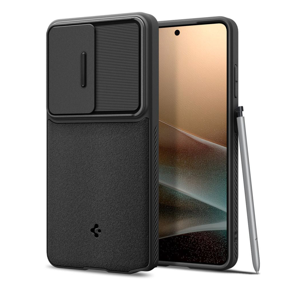 Futrola za Samsung Galaxy S26 Ultra S948, Spigen, Optik Armor, Crna ACS10687