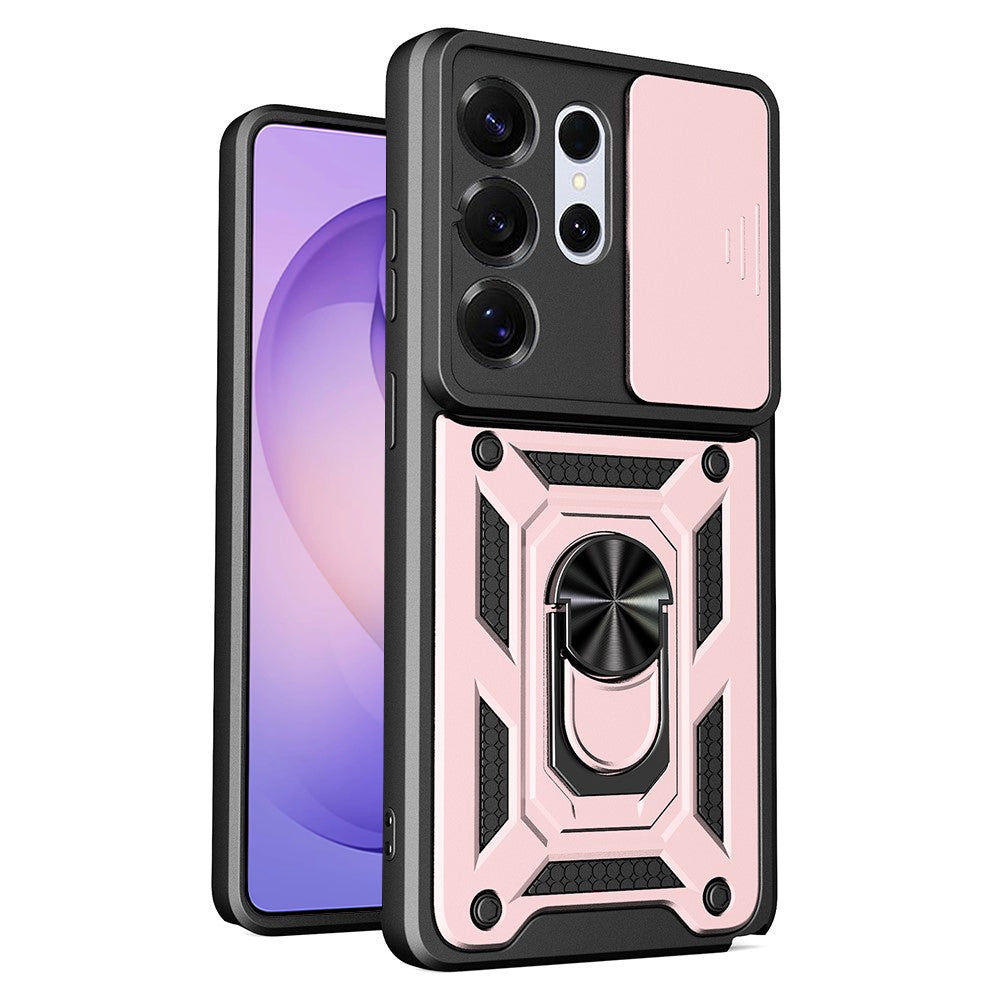 Futrola za Samsung Galaxy S26 Ultra S948, Techsuit, CamShield, Roze Zlatna