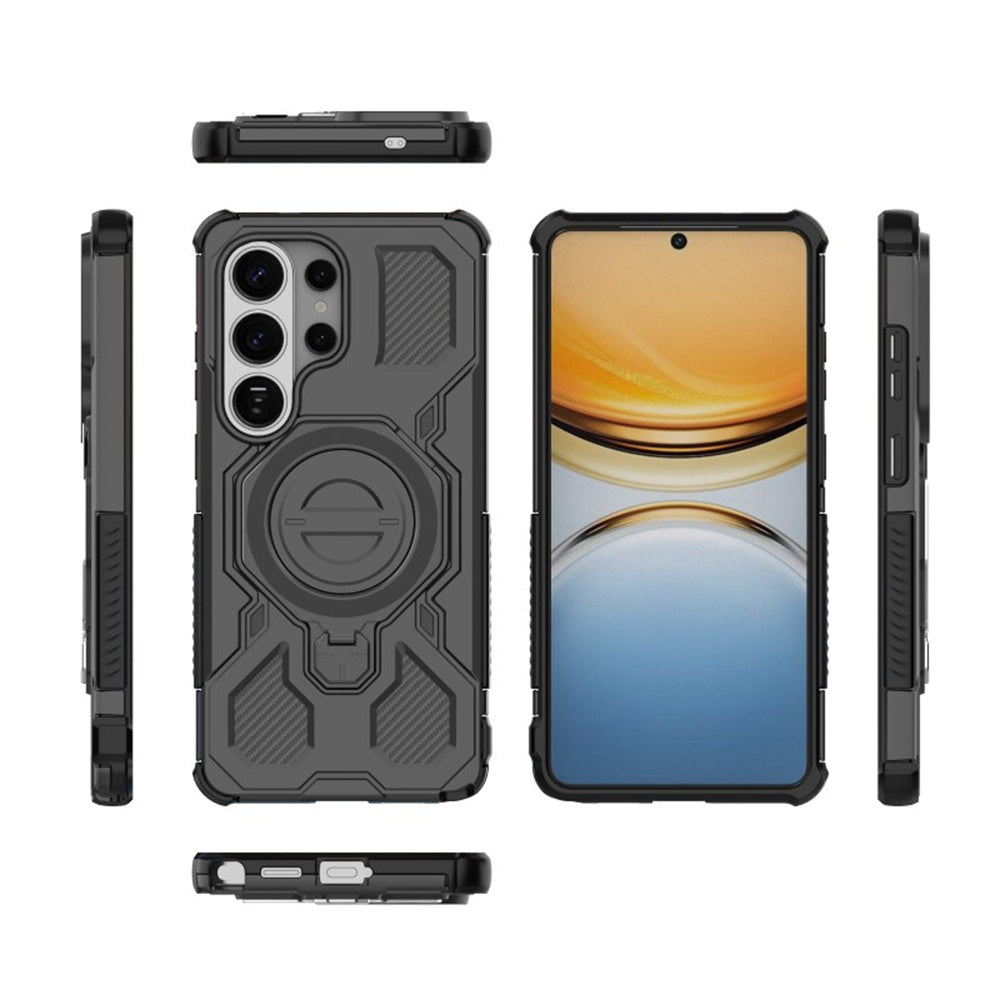 Futrola za Samsung Galaxy S26 Ultra S948, Techsuit, Carbon Shield Pro, Crna