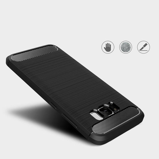 Futrola za Samsung Galaxy S8 G950, Techsuit, Karbon, Crna