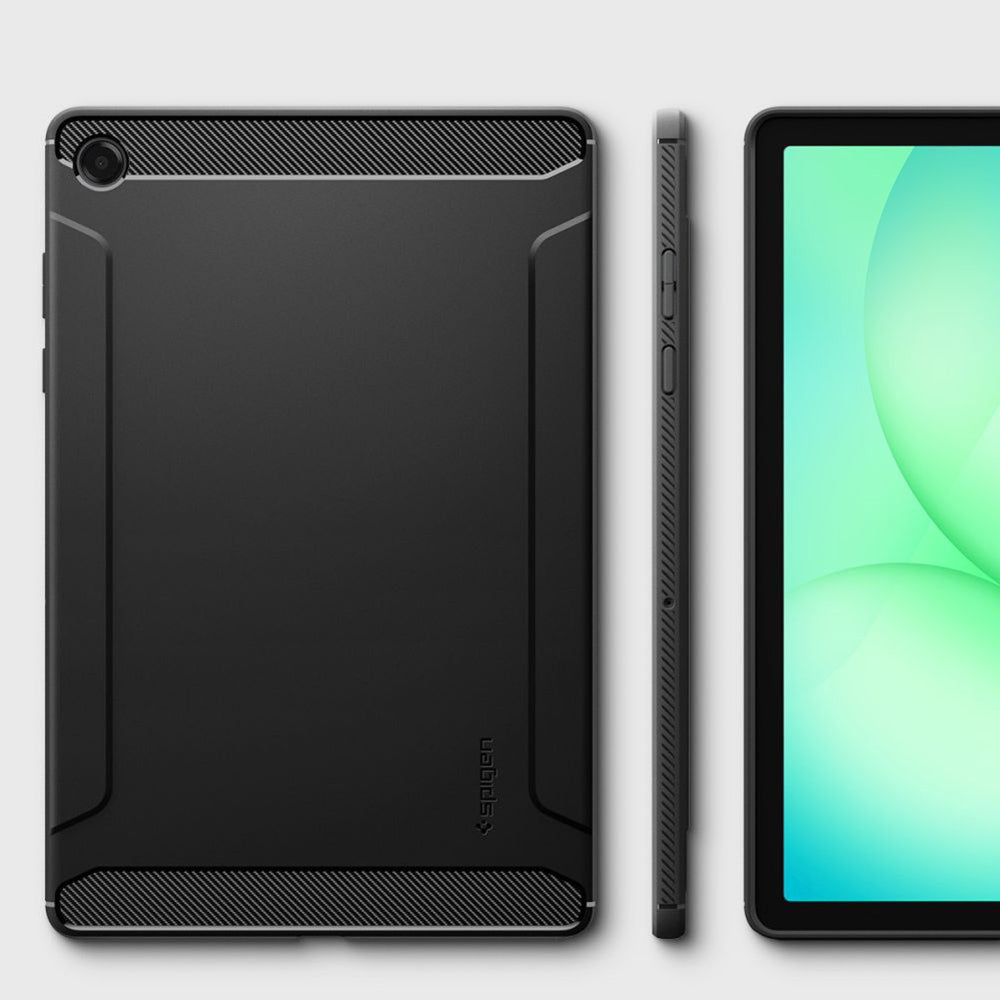 Futrola za Samsung Galaxy Tab A11+, Spigen, Rugged Armor, Mat Crna ACS10463