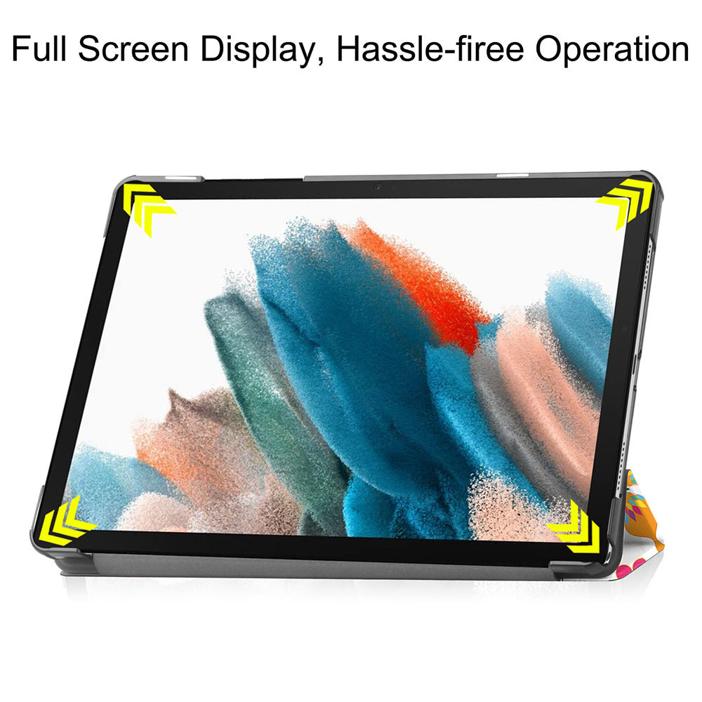 Futrola za Samsung Galaxy Tab A11+ / Tab A9+, Techsuit, FoldPro Butterfly, Višebojna
