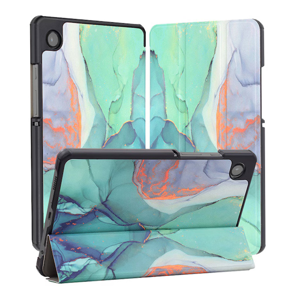 Futrola za Samsung Galaxy Tab A11+ / Tab A9+, Techsuit, FoldPro Green Time, Multicolor