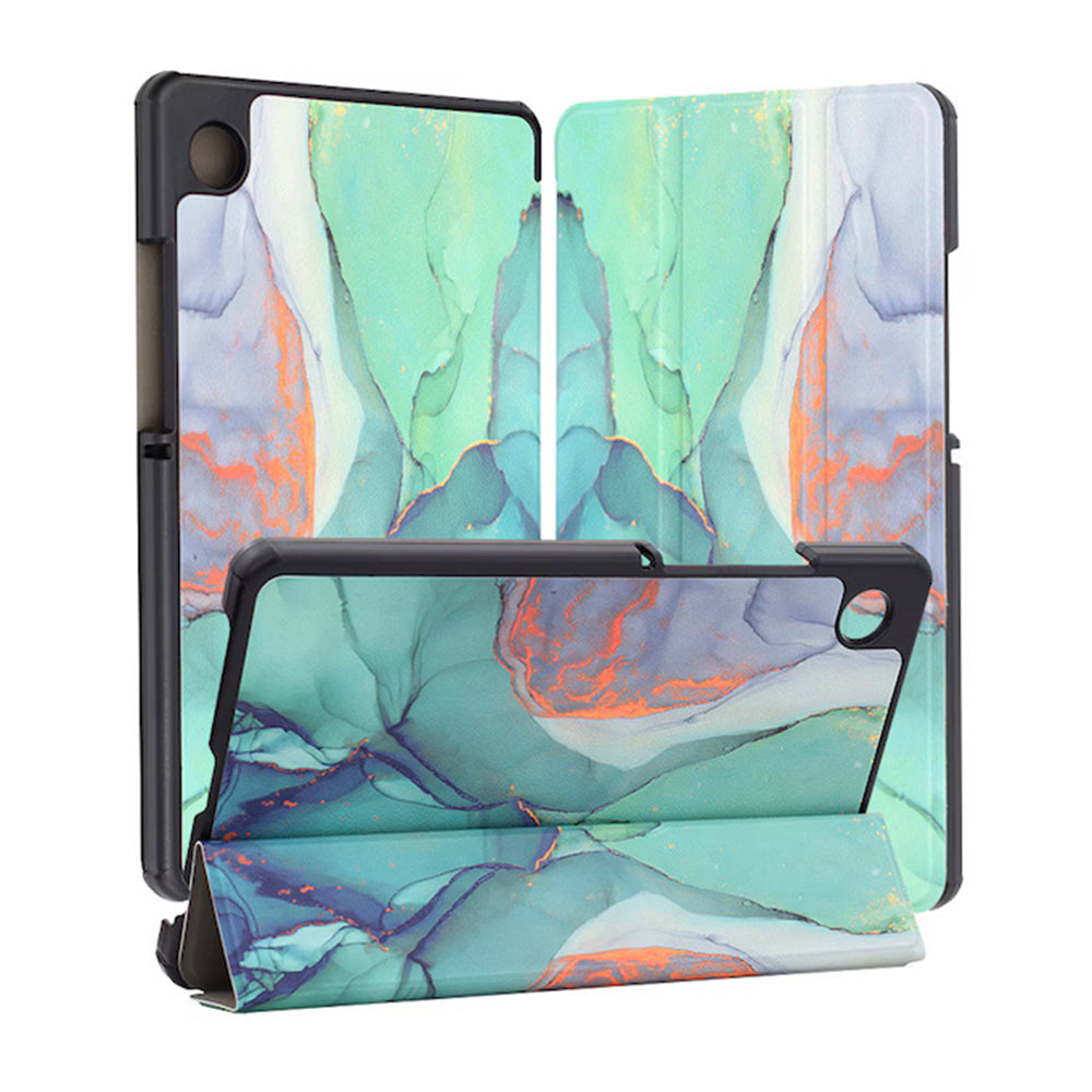 Futrola za Samsung Galaxy Tab A11+ / Tab A9+, Techsuit, FoldPro Green Time, Multicolor