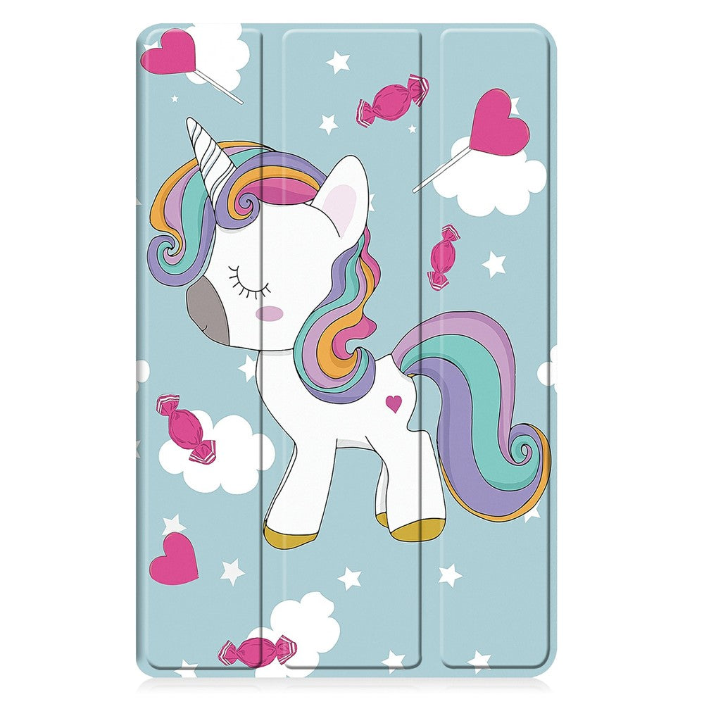 Futrola za Samsung Galaxy Tab A11+ / Tab A9+, Techsuit, FoldPro Unicorn, Multicolor