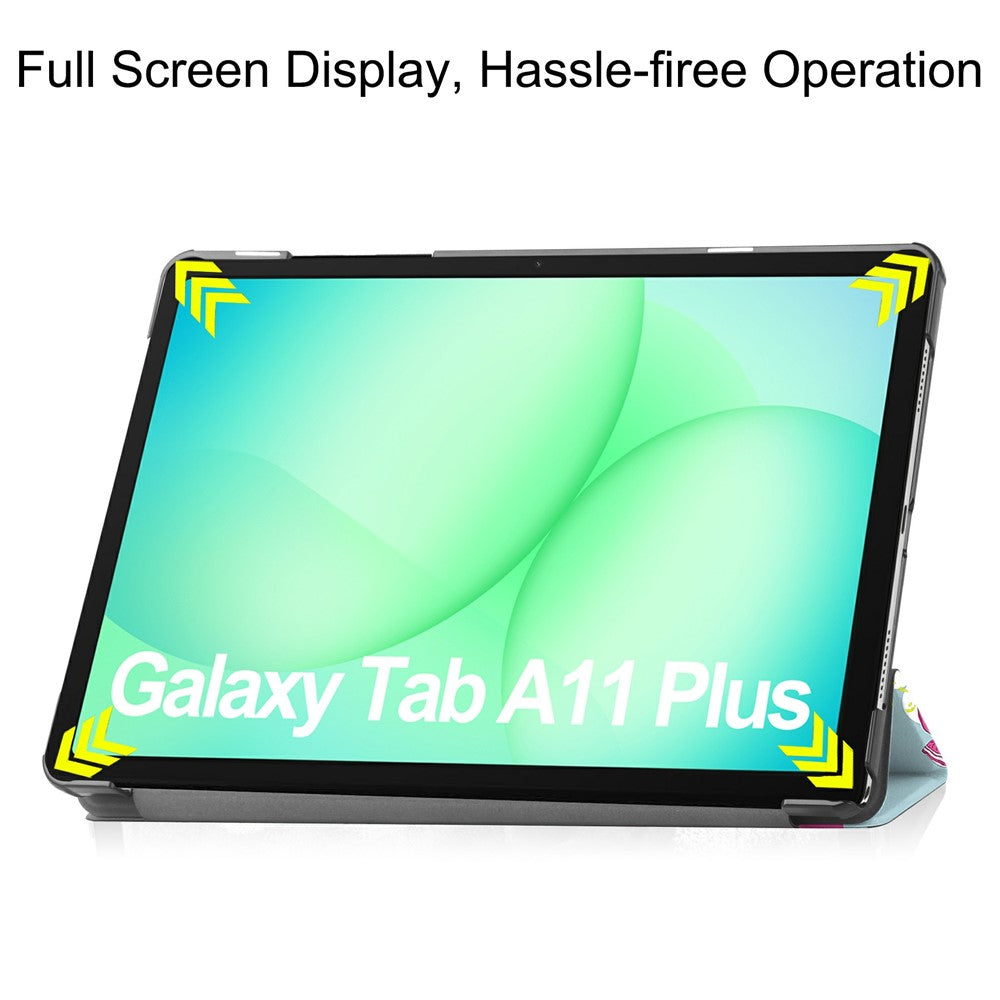 Futrola za Samsung Galaxy Tab A11+ / Tab A9+, Techsuit, FoldPro Unicorn, Multicolor
