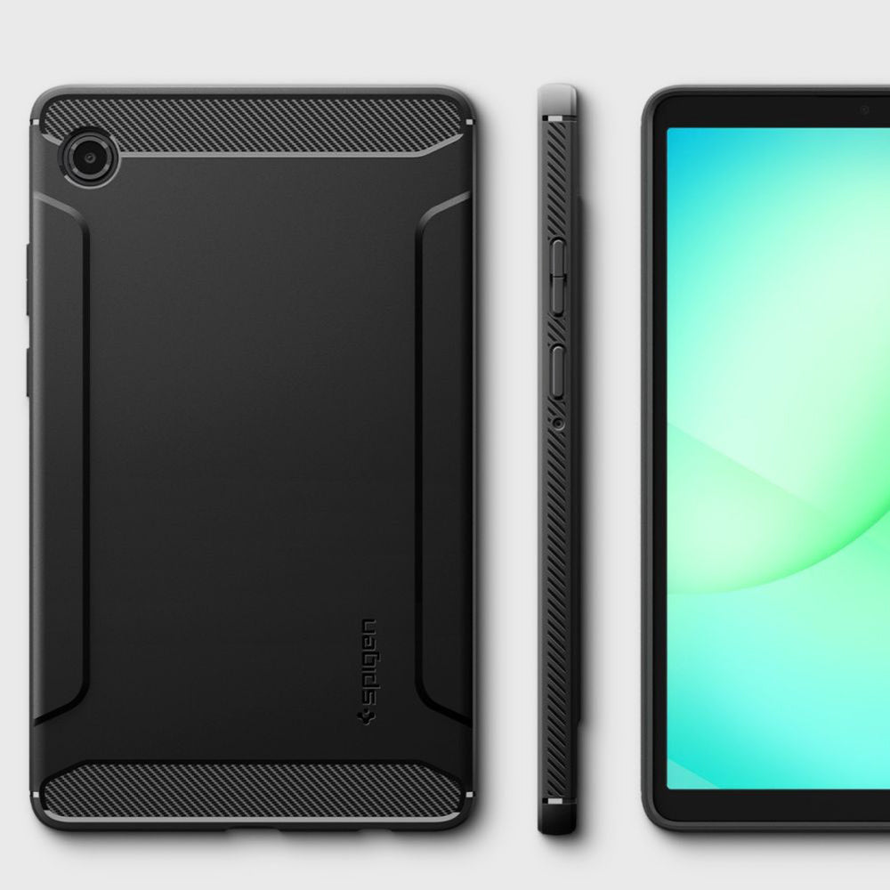 Futrola za Samsung Galaxy Tab A11, Spigen, Rugged Armor, Mat Crna ACS10462