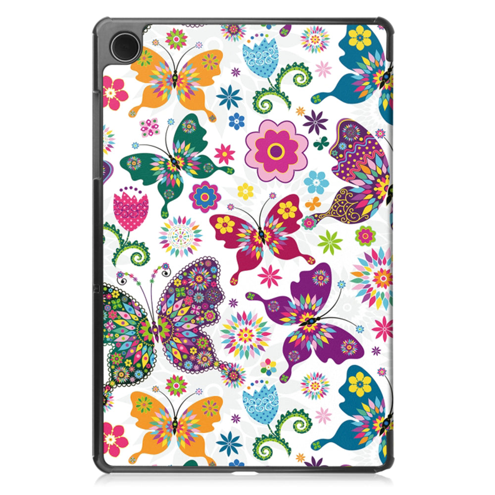 Futrola za Samsung Galaxy Tab A11 / Tab A9, Techsuit, FoldPro Butterfly New Model, Multicolor